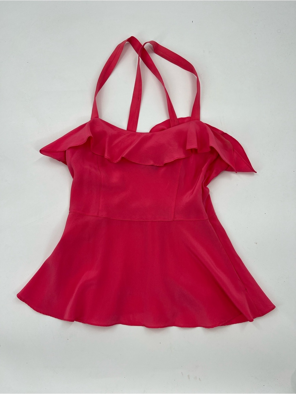 Bettina Liano Pink Silk Tank Top Size 8